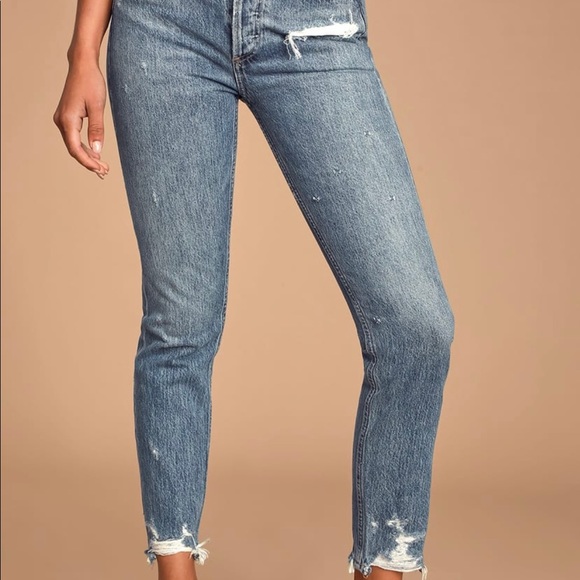 Agolde denim jeans 27” - Picture 4 of 4